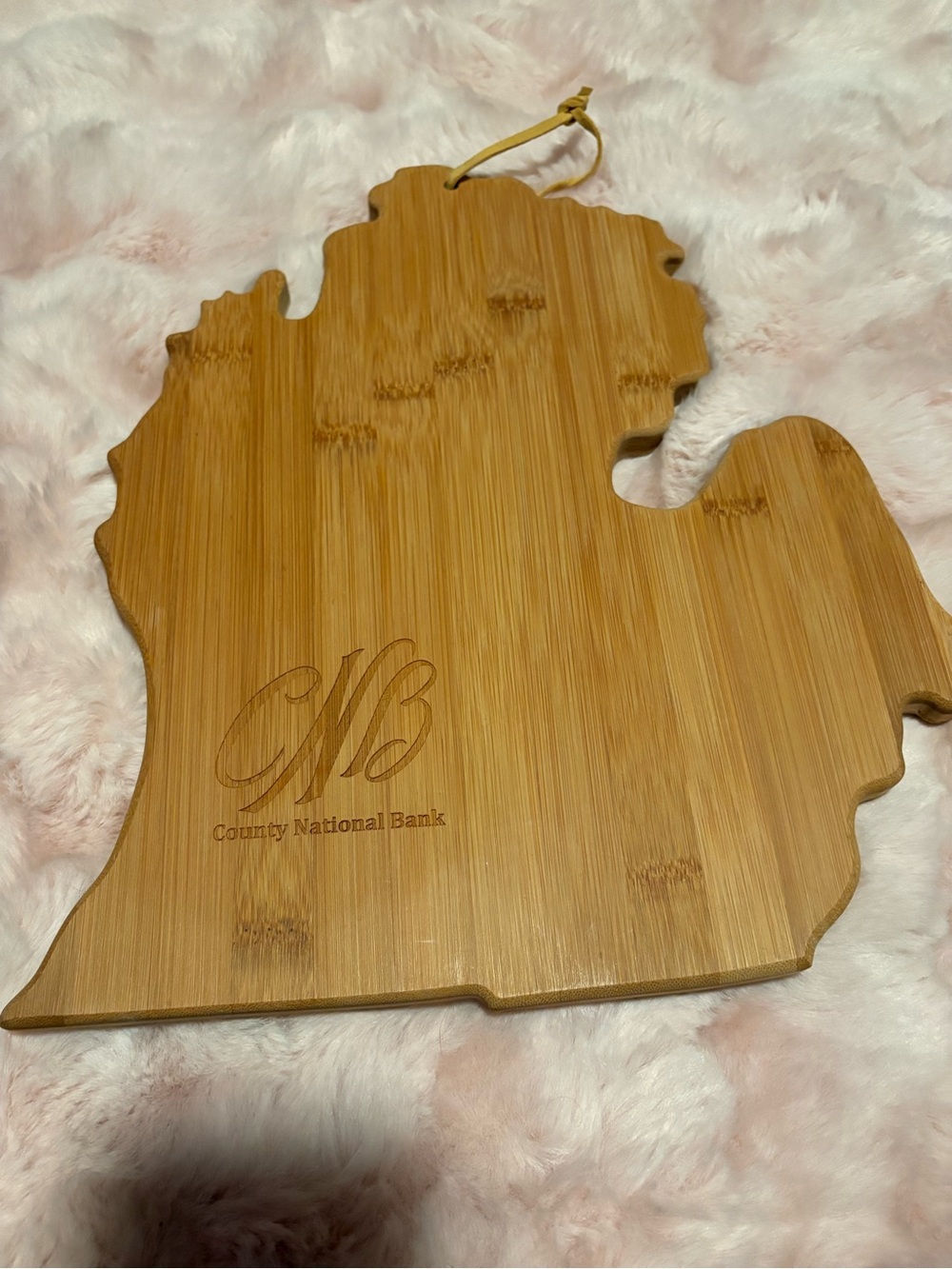 Totally Bamboo Cutting Board- State of Michigan Shaped